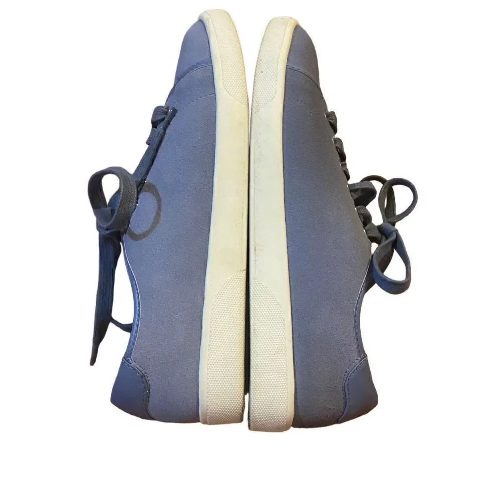 Vionic Brinley Water Resistant Suede Sneakers Blue Size 7 - Picture 5 of 9